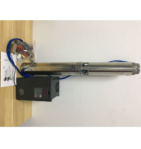 DC540V/AC380V High Pressure Big Flow Brushless Solar Submersible Well Pump For Watering 4SPSC25/91-D380/4000