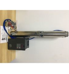 DC540V/AC380V High Pressure Big Flow Brushless Solar Submersible Well Pump For Watering 4SPSC25/91-D380/4000