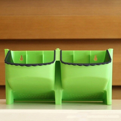 Stackable Wall Planter Flower Pot Garden Plant Pots Wall Hanging Vertical Succulents Flower Pot Bonsai Home Decor Dropshipping